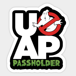 UOAP Universal Passholder Ghostbuster Shirt Sticker